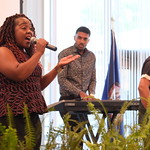 The campus came together to mark the Juneteenth occasion with a day of fellowship, food, performances and poetry.