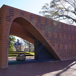 The vessel that will hold the fire at the center of William & Mary's Hearth: Memorial to the Enslaved was installed March 18, 2023.