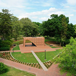 Hearth: Memorial to the Enslaved resembles a fireplace and features the names of people who are known to have been enslaved by the university.