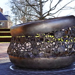 The one-of-a-kind vessel was handmade by artist Charlie Ponticello in Richmond.
