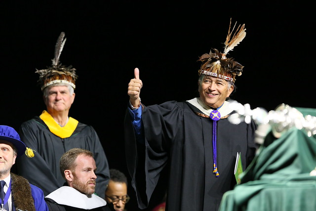 Tribal leaders were among special guests at this year's Charter Day ceremony.