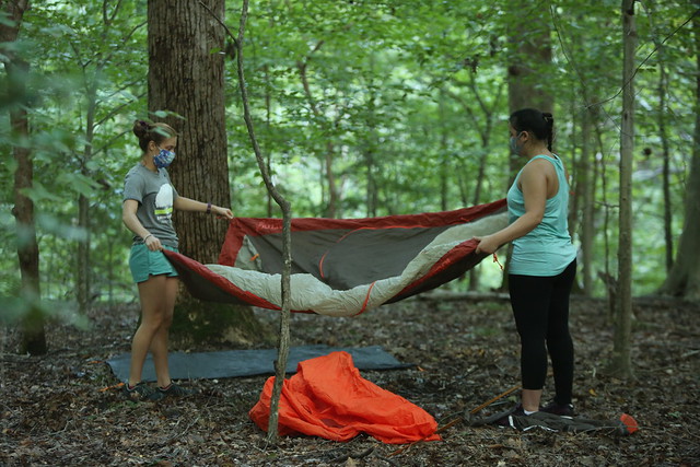 Tribe Adventure Program: Camping in the College Woods